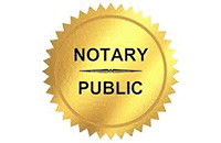 Provides Notary Services